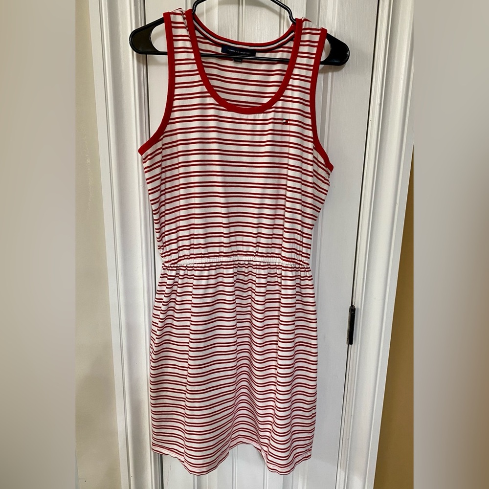 Tommy Hilfiger Shirt Dress With Elastic Waist